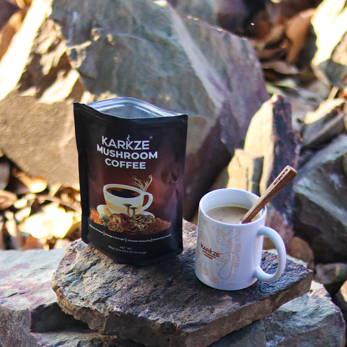 KARKZE Mushroom Coffee 30 Servings