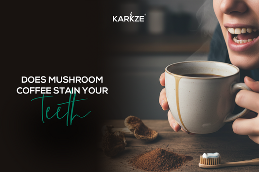 Does Mushroom Coffee Stain Your Teeth?