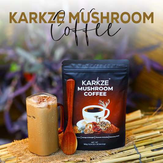 KARKZE Organic Mushroom Coffee 30 Servings