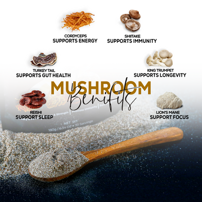 KARKZE Organic Mushroom Coffee 30 Servings